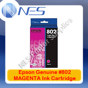 Epson Genuine #802 MAGENTA Ink Cartridge for WorkForce WF-4720/WF-4740/WF-4745 (C13T355392)